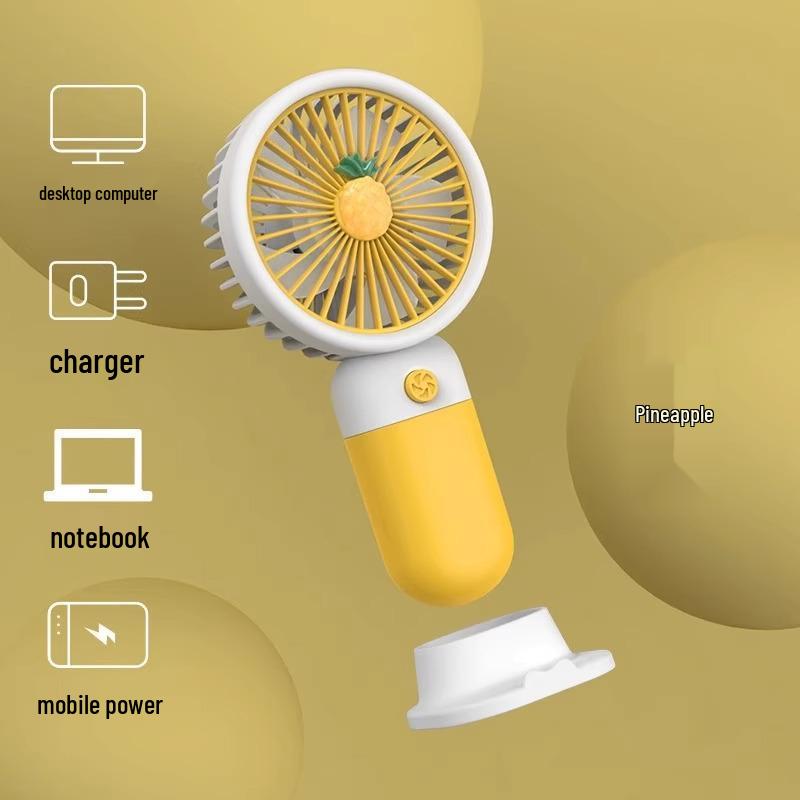 Portable USB Rechargeable Mini Fan - Personal Handheld & Desktop Electric Fan