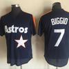Vintage Houston Astros Baseball Jersey Embroidered Unisex Sport Shirt Lightweight Cotton Tee