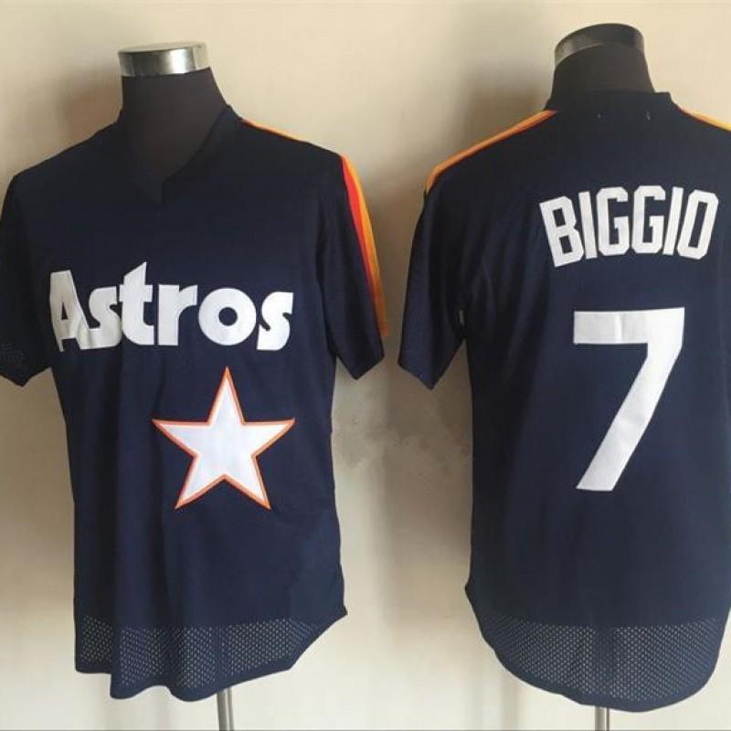Vintage Houston Astros Baseball Jersey Embroidered Unisex Sport Shirt Lightweight Cotton Tee