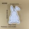 Cute Rabbit Shaped Trays Crafting Mold Flexible Silicone Container Mold For Making Rabbit Shaped Trays And Organizers