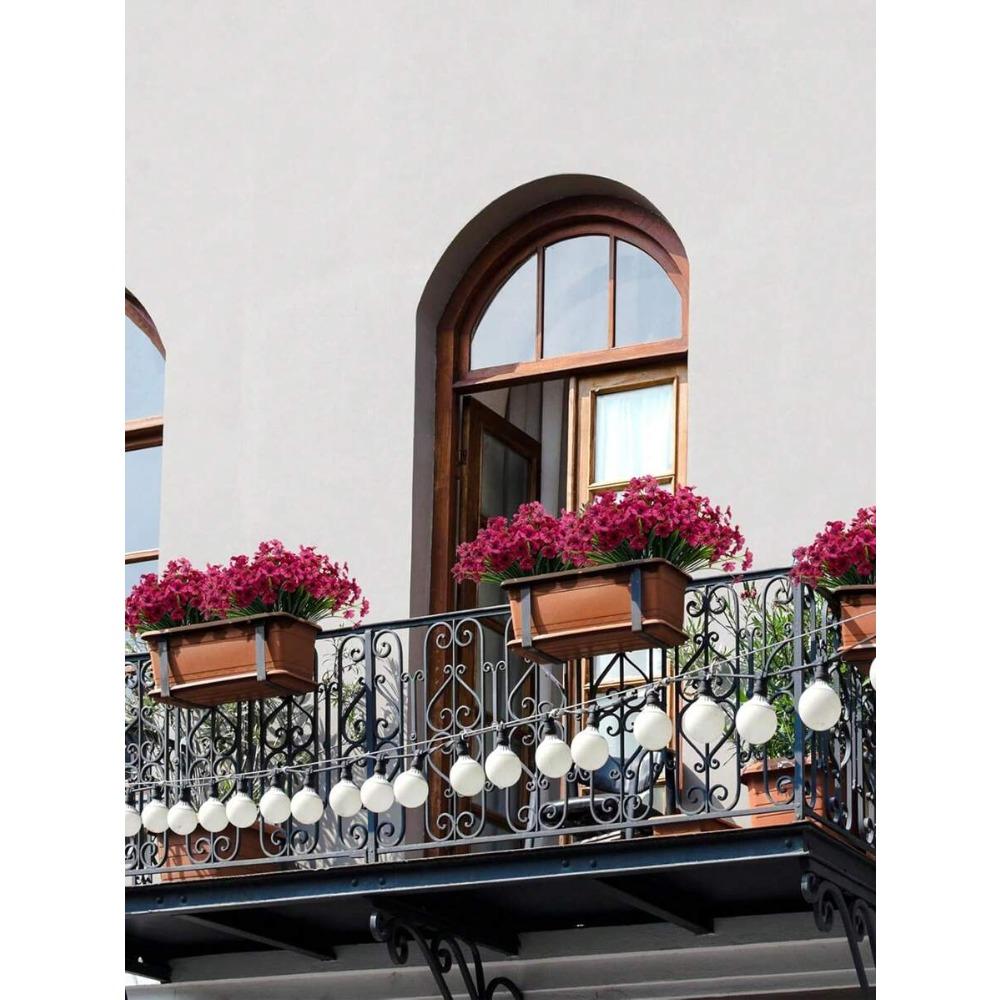 Flores Artificiales para Interior y Exterior, Plantas de Flores Falsas para Interior y Exterior Jardín Porche Alféizar Hogar Boda Granja