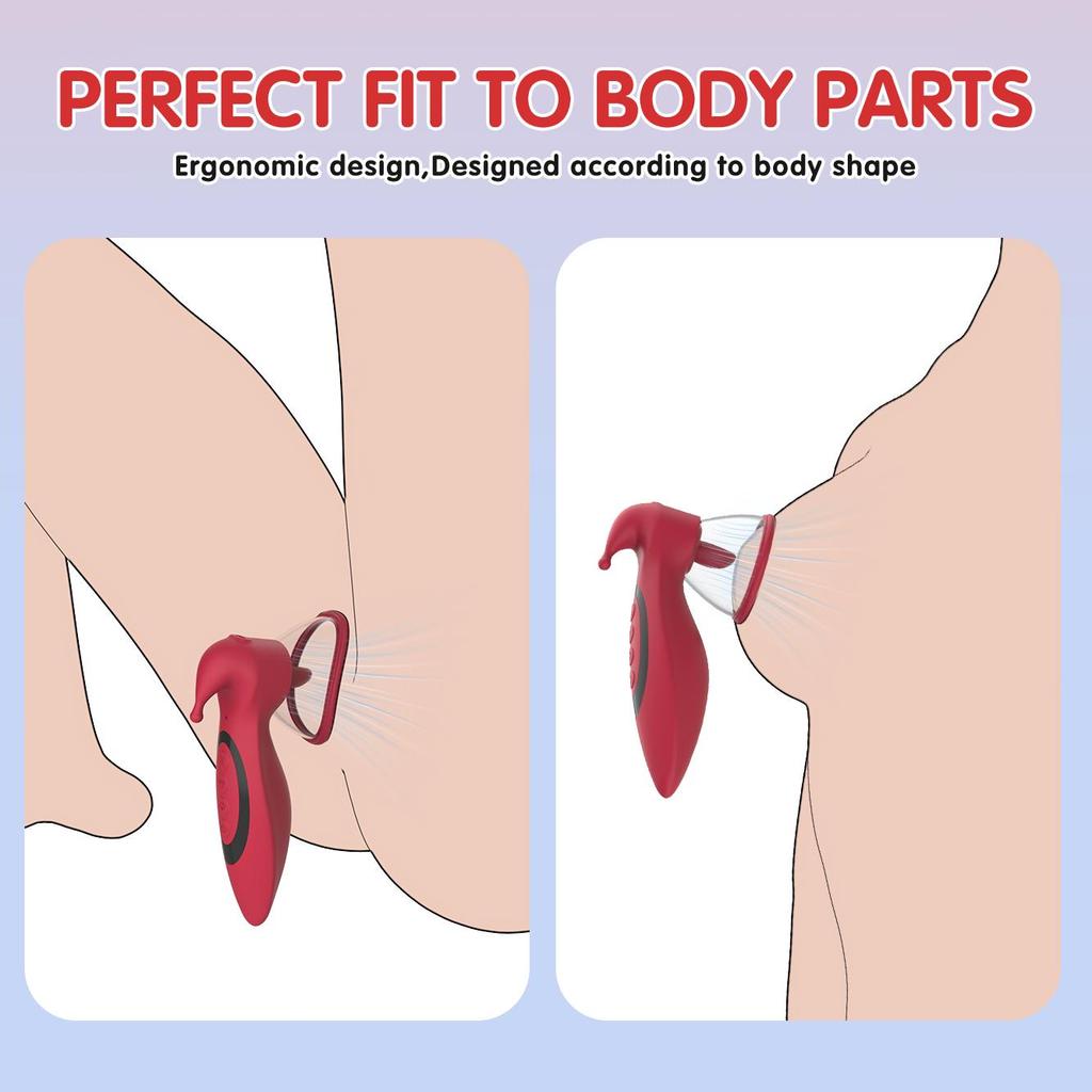 Sucking Licking Vibrator Female Toys Breast Teasing Stimulation Vaginal Masturbation Device Massage Adult Products Sexy Toy