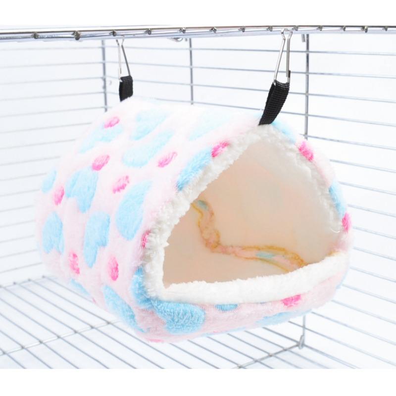 Zuckergleiter Warmes Winter-Baumwollnest Korallen-Samt-Hängematte Kleintierbedarf Eichhörnchen Baumwoll-Hängehöhle