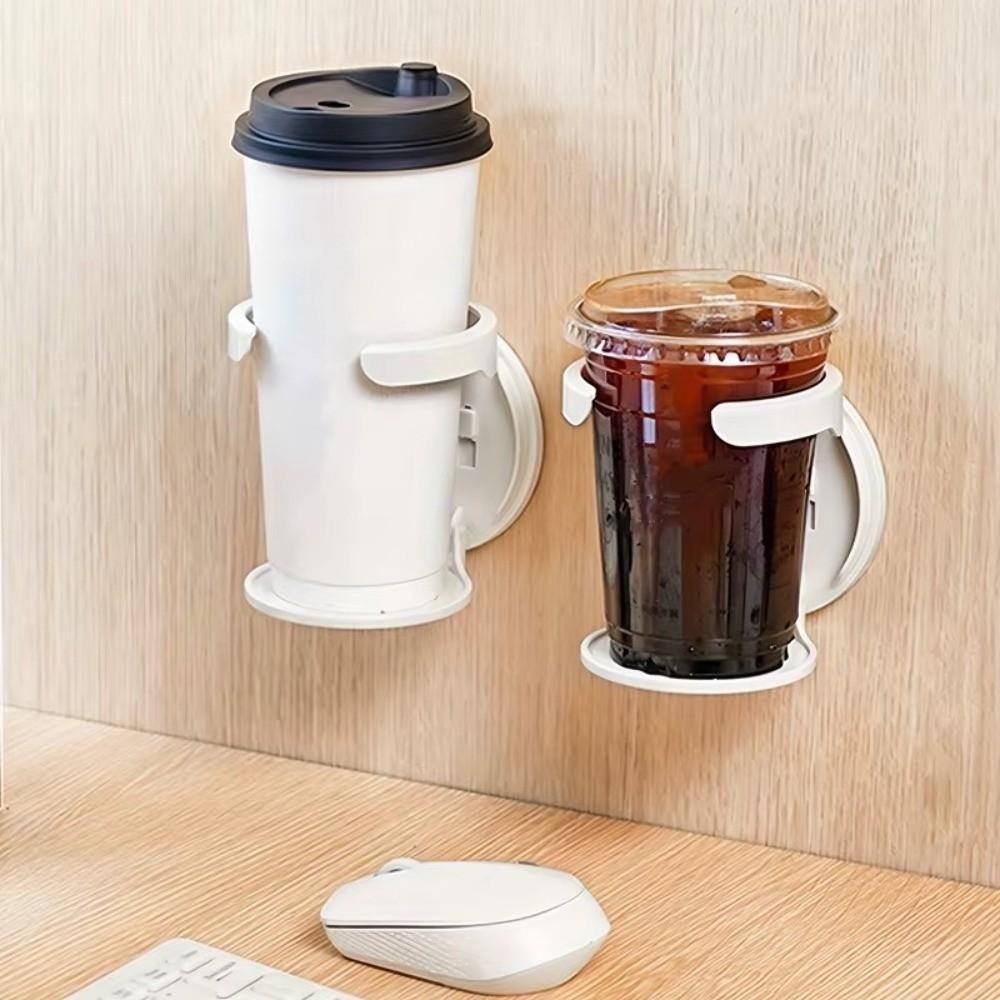 Platzsparender Wandmontage-Tassenhalter Wasserdichter Schreibtisch-Flaschenhalter Faltbarer Becherhalter Tisch