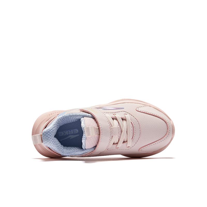 Hongxing Erke Simple Comfortable Non-Slip Durable Low-Top Kids Running Shoes Kids sneaker Pink 65124403051-209