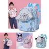 Zaino per Bambini Adorabile Cartone Animato Kuromi Leggero in Nylon per Bambine Bambini Scuola Materna e Asilo