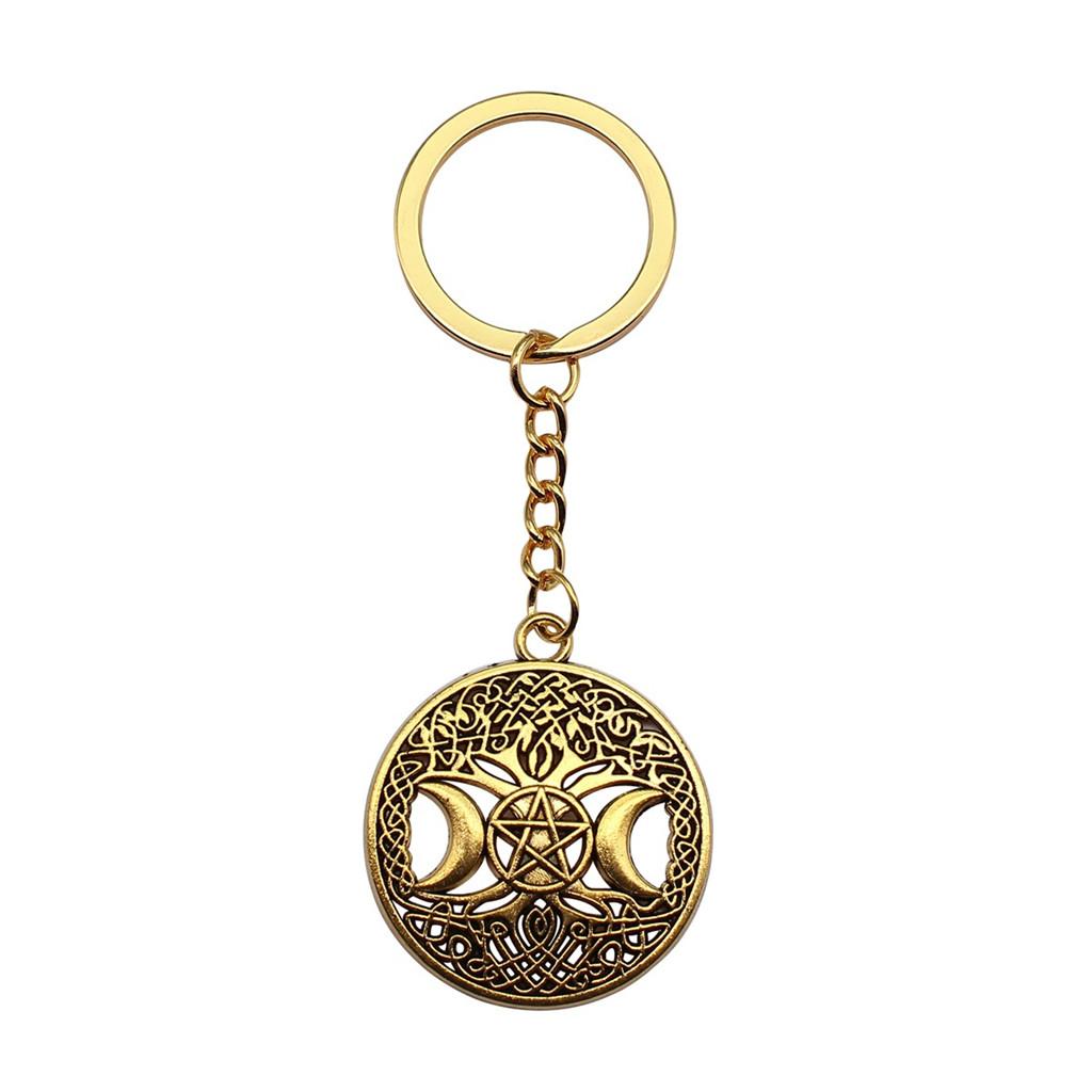 Kabbalah Lucky Charm Tree Of Life Keychain Love Key Ring 28mm