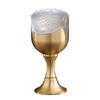 Glass Beverage Tumbler Cups Liquor Tumbler Copper Material for Wine Parties