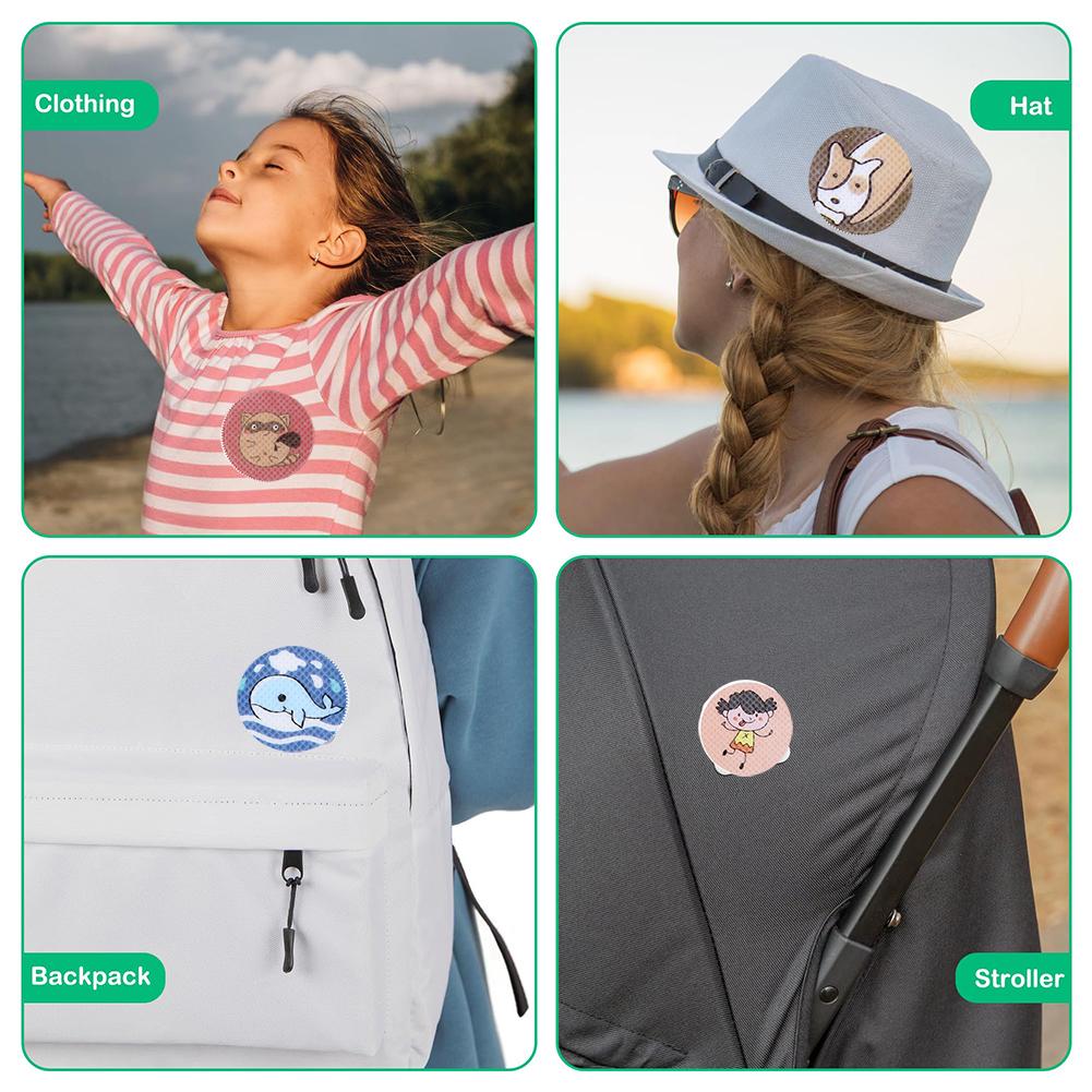 36 Counts/Bag Summer Mosquito Patches Plant Essential Oil Insect Mosquito Repellent Stickers for Children Toddler Infant Kids