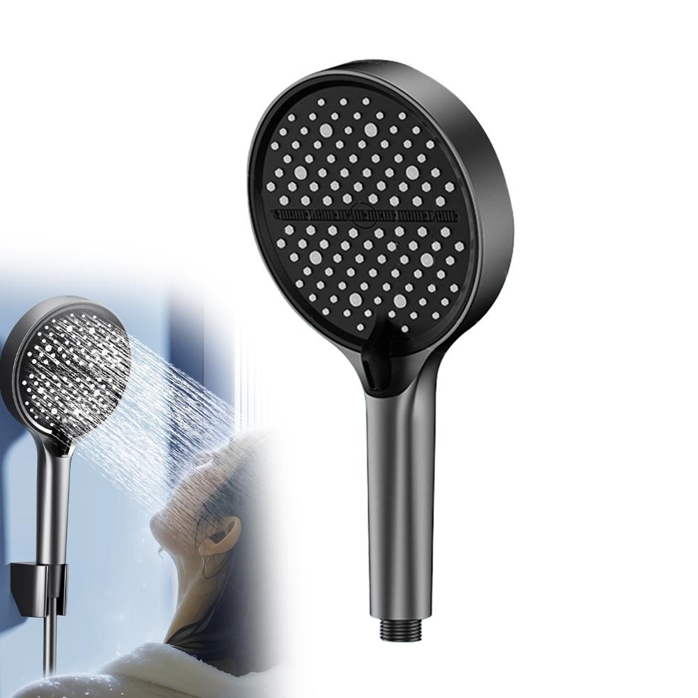 

Big Panel Three Speed Adjustment Bathroom Supplies Head Massage Portable Shower Filter Showers For Bathroom Accessories серый