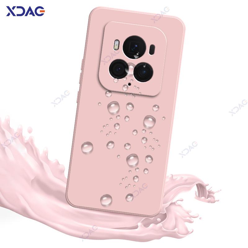 Luxury Double Liner Cover Cases for Honor Magic6 Magic 6 Pro Ultimate 6Pro 6Ultimate 5G Square Liquid Silicone Phone Armor Coque