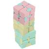 3pcs Plastic Infinite Cube Matte Decompression Toy for Adults Children Office Household Playing