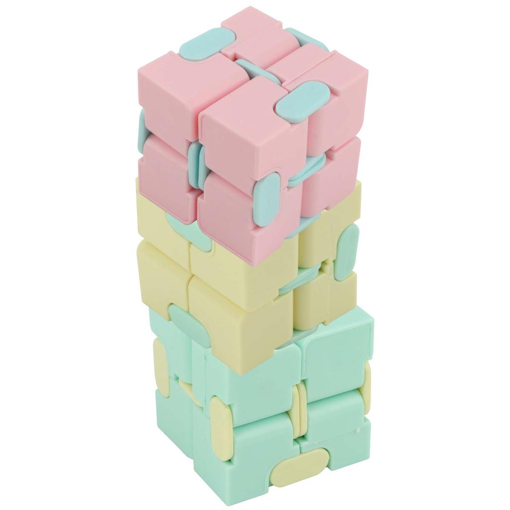 3pcs Plastic Infinite Cube Matte Decompression Toy for Adults Children Office Household Playing