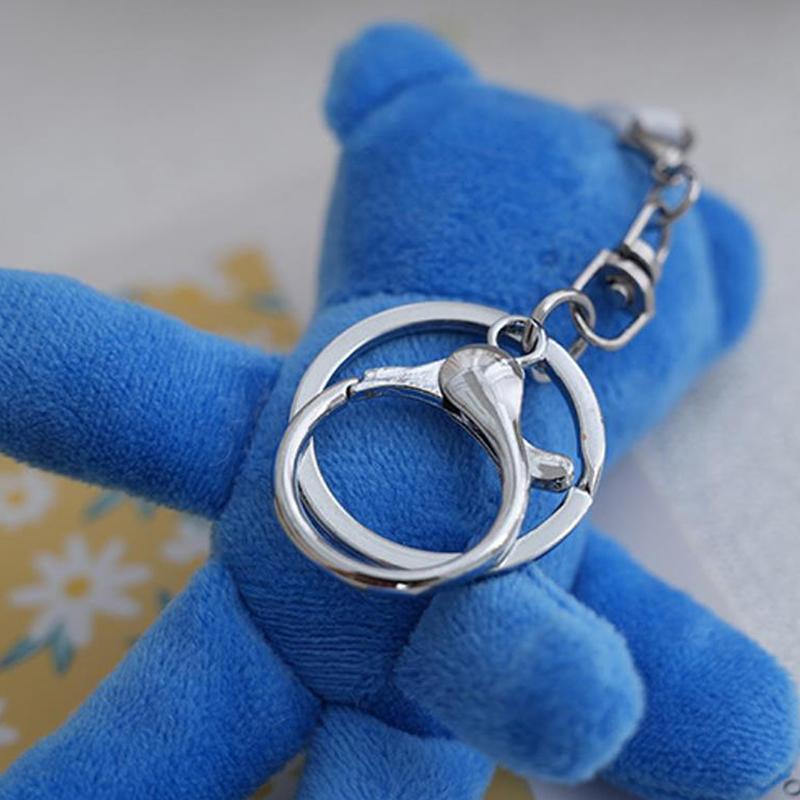 Chaveiro Pingente Boneca Gato Preto Azul Fofo Enfeites Pendurados Mochila Chaveiro Carro Presente