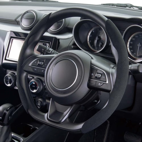 BONFORM Handle Cover Quick Suede Easy Installation Non-slip S/M Black 6995-15BK