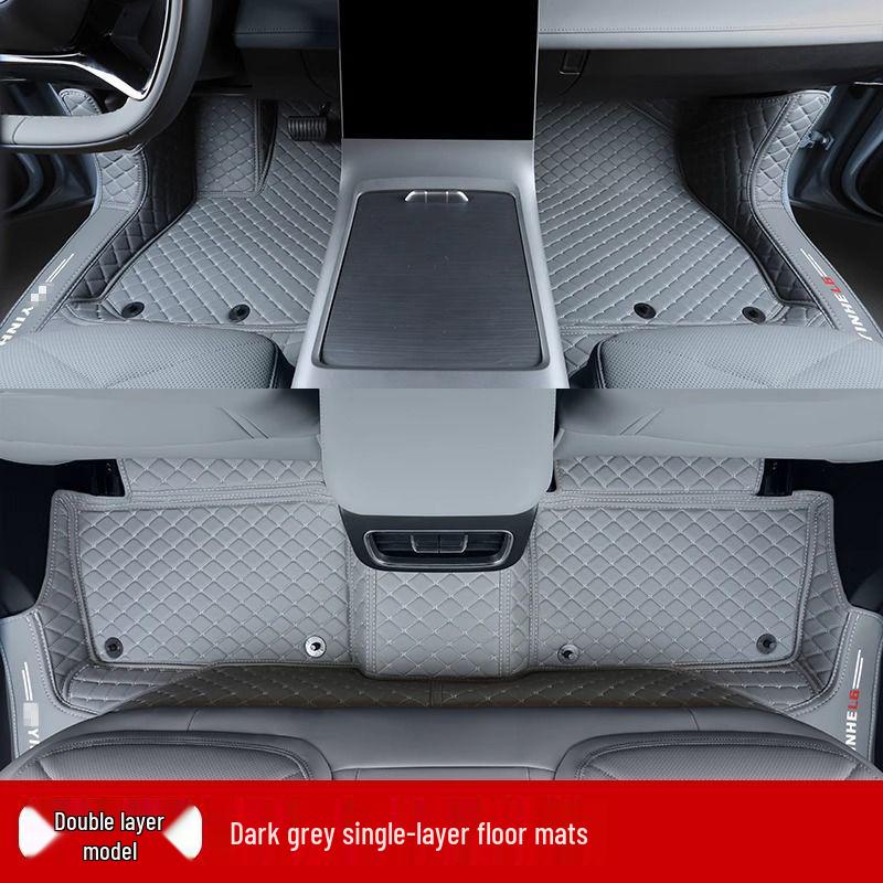 Compatible Galaxy L6 Double Layer Floor Mats & Bumper for 23-25 Models - Car Interior Accessories
