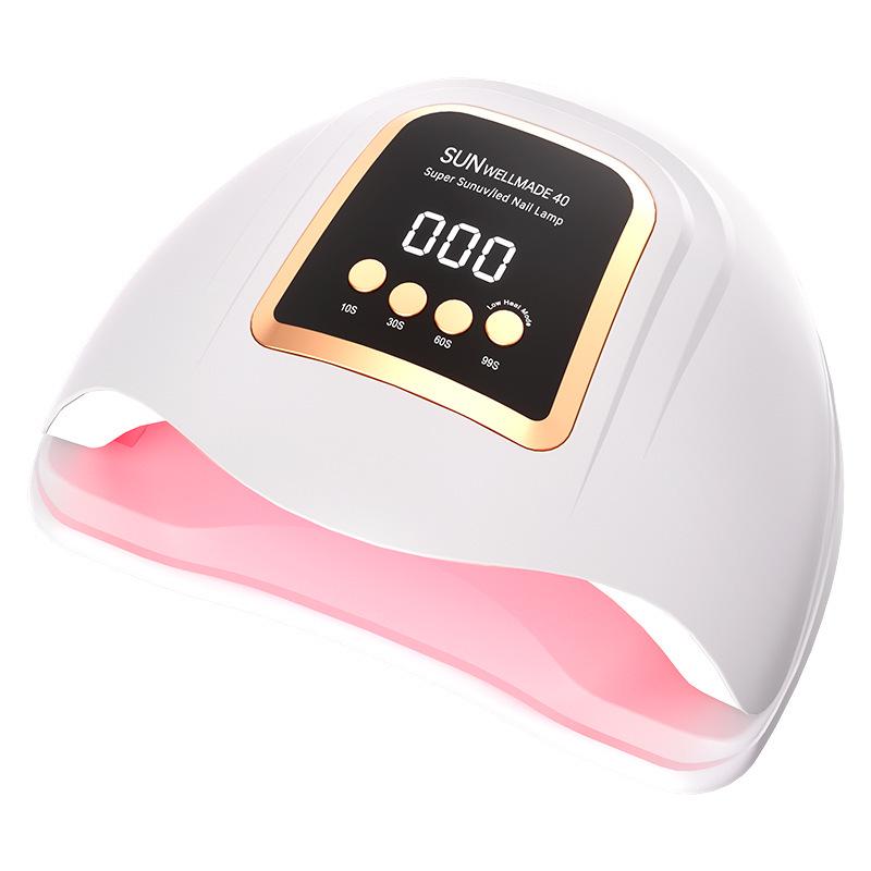 Compact High-Power UV Nail Lamp - Quick-Dry Curing & Phototherapy