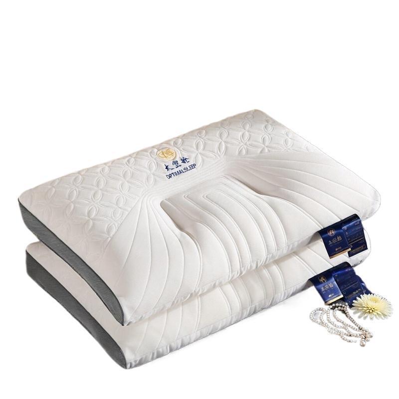 2025 Space Capsule Latex Neck Support Pillow for Business Class & Dormitory Use