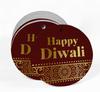 Inkdotpot 100 Pack Happy Diwali Favor Paper Tag Craft Real Gold Foil Hang