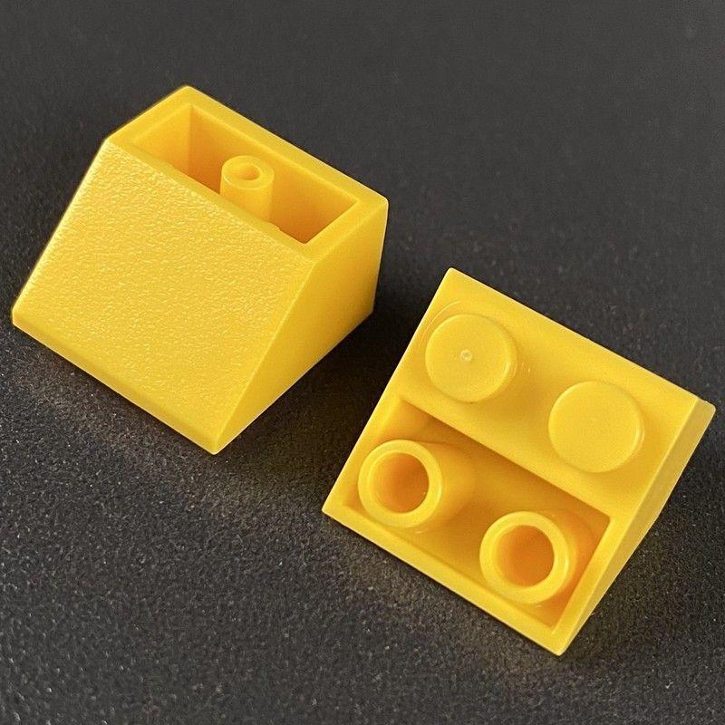 20pcs DIY Technical Slope Inverted 45° 2x2 Slope Anti-bevel Bricks MOC Parts Building Blocks Toys for Children  Compatible 3660