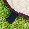 Butterfly-Shaped Black Glue Sunshade Tent - Outdoor Sun & Rain Protection for Camping and Picnics in Spring & Autumn.