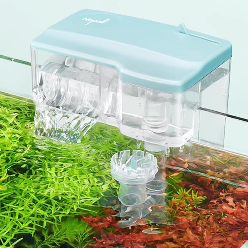 Hang On AirPump Fishtanks Filter Aquariums Waterfall Water Filtration Filter