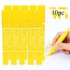 10pcs/set Twin Tip Colored Permanent Art Markers Pens Fine Point Waterproof Oily Black Ink Sketchbook Painting School Supplies