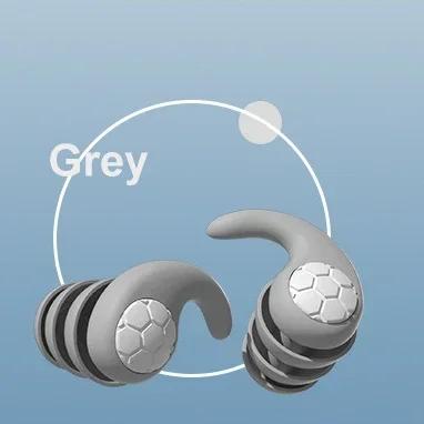 

Sleep Noise Reduction Reduction Earplug Ear Protection Earplugs Anti-Low Noise Waterproof Plug Ideal For Travel Work Performance Tapones Para серый