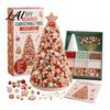 Zero-based Beading Material Kit DIY Christmas Tree for Adults Beginners Handmade 3D Ornament with Full Miniature Forest Desktop Display Tools