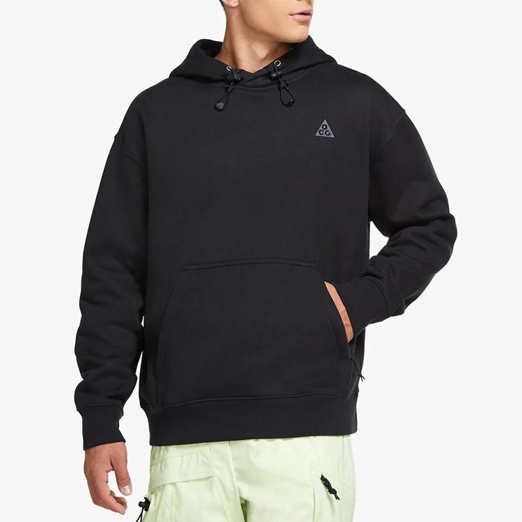 Nike ACG Sweatshirts Men's Black Hooded Moderate Regular CW4490-010