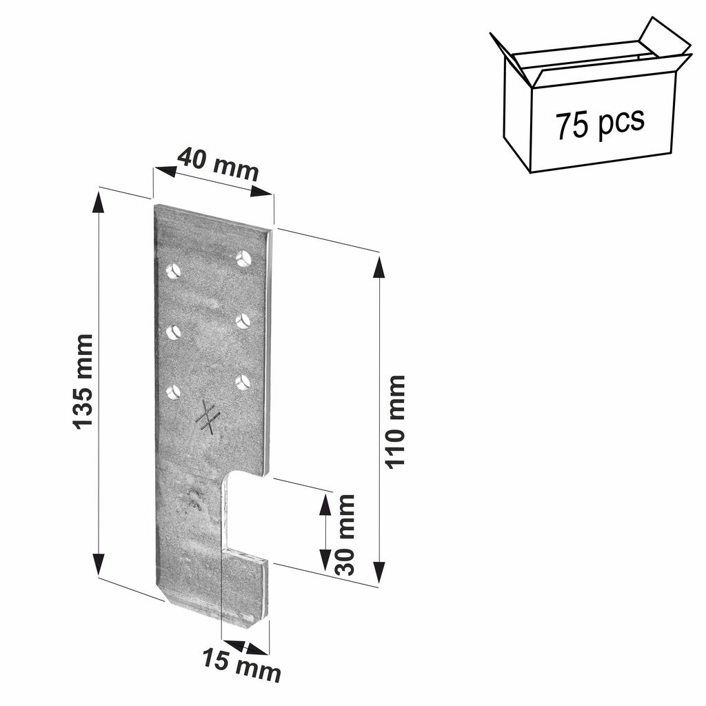135Mm Steel I-Beam Clip