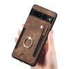 Universal Google Pixel 10 Pro Leather Flip Case with Card Slot & RFID Protection