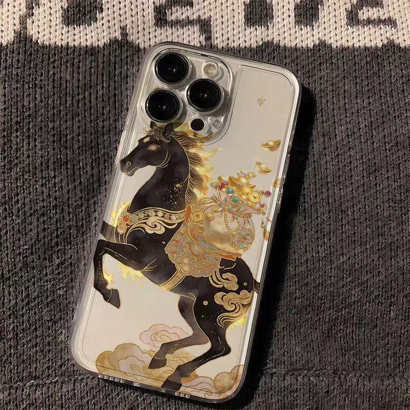 Personalized Horse for Iphone17promax Mobile Phone Case Apple 16/14pro Simple 13/12/15/11pro