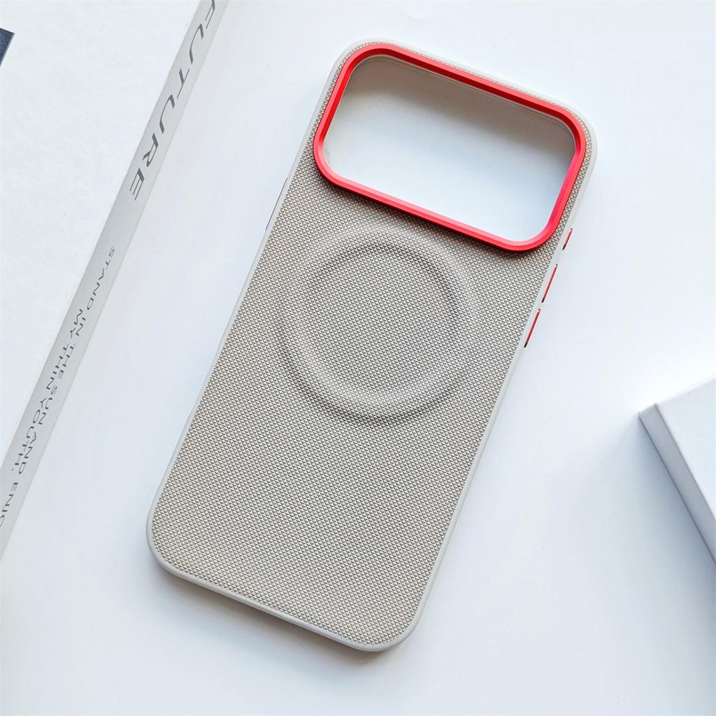 Leather Magnetic Phone Case for Iphone 17 Pro Max 17 Pro 17 Air for Magsafe Wireless Charging Shockproof Leather Hard Back Cover
