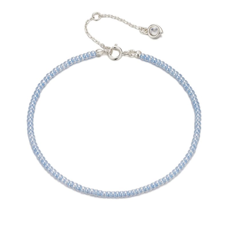 PAIGEFLYNN JEWELRY [925 Silver] Blue Cielo Bead Bracelet