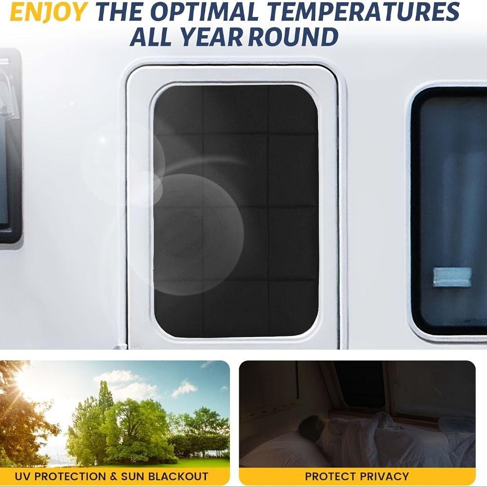 Reflective Blackout Skylight Sunshade Waterproof Interior Sun Protector  Glass Sunroof