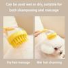 Hair Removal Pet Bath Brush Long Handle Pet Wash Brush Pet Grooming Brush  Pet Shower