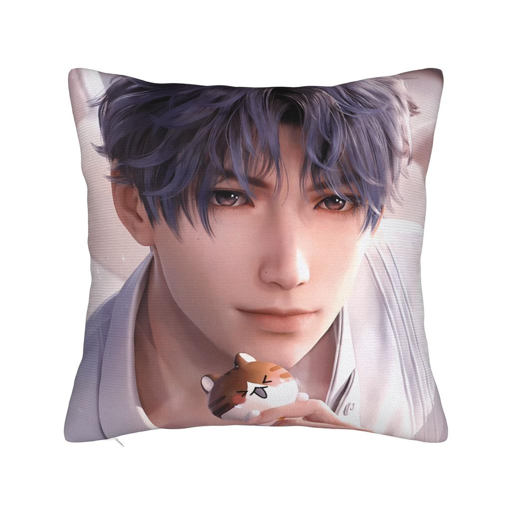 Love and Deepspace Pillow Cover Game for Girls Vintage Pillow Case For Wedding Party Home Decor Custom Pillowcases Present