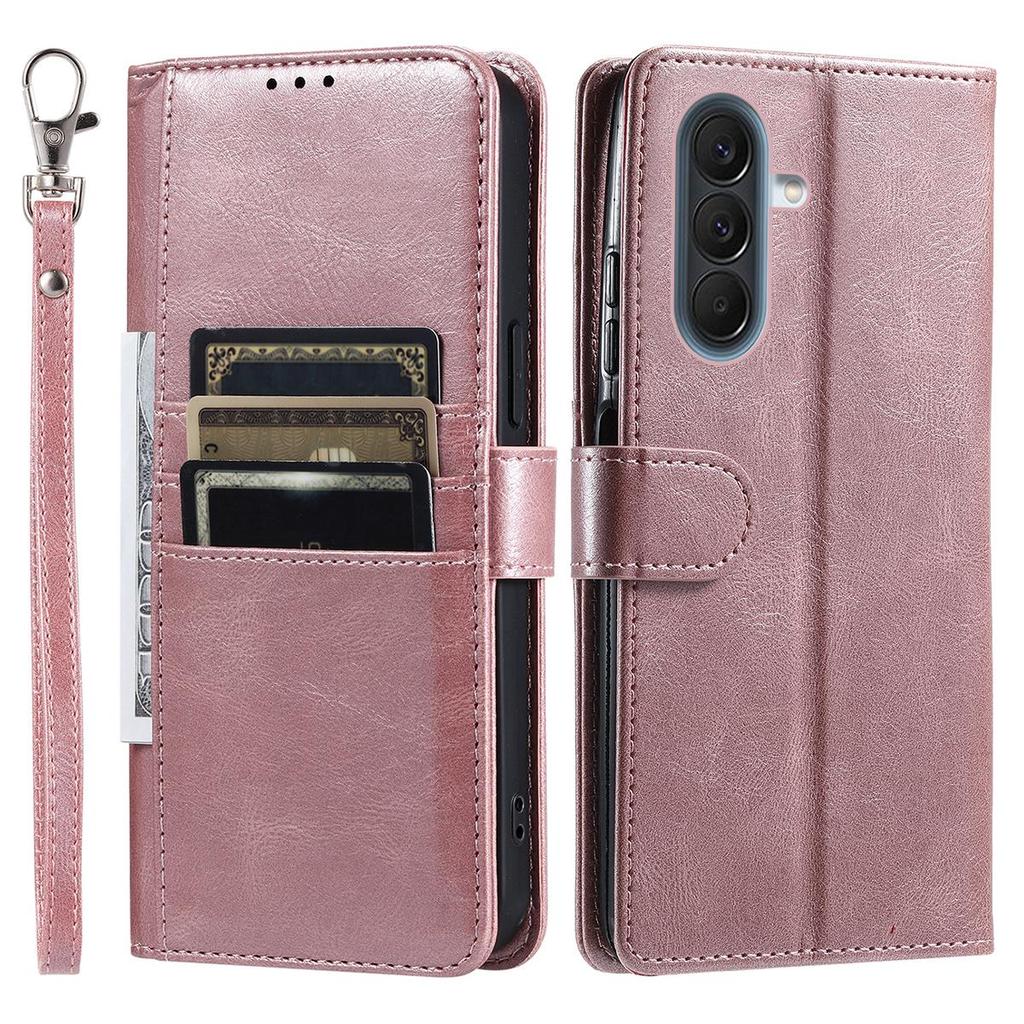 Cover for Samsung Galaxy A57 5G Retro PU Leather Flip Wallet Phone Case Multi Card Slots