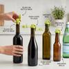 2pcs Air-tight Seal Beverage Stopper Plug Silicone Bottle Vacuum Stopper Wine Bottle Stopper  Home