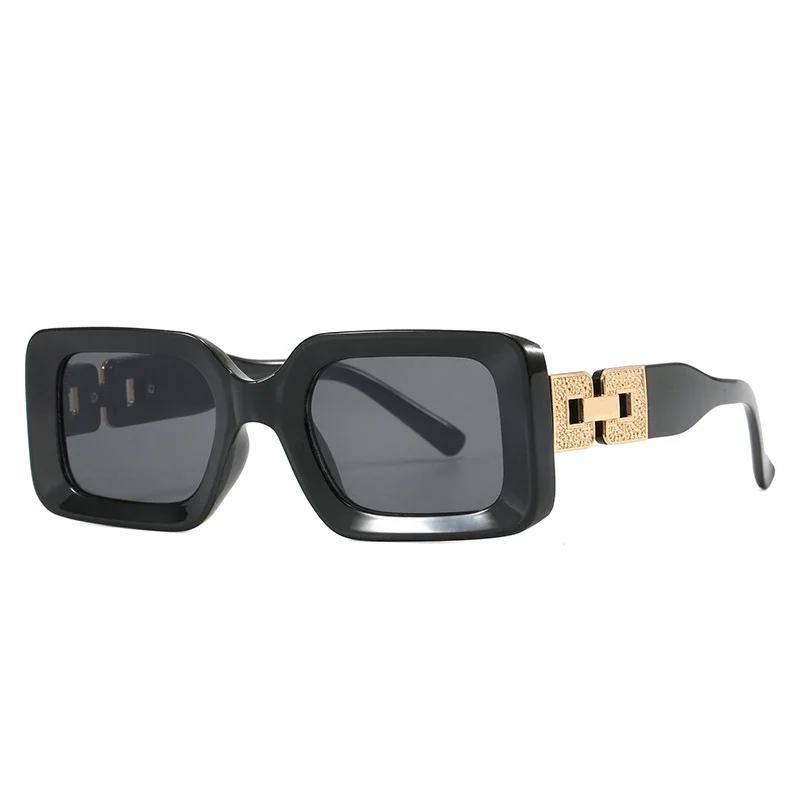 Lightweight Comfortable Durable High Quality Retro Stylish Square Shaped Lenses Female Male Women Men Sun Glasses