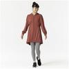 Mizuno Stretch Smooth Training Hoodie with UV Marsala Wine Women's Protection, 32MCB870,