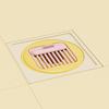 Floor Drain Filter Universal Fit Comb Design Smooth Drainage Easy to Clean Hair Catcher Odor-proof Floor Drain Protector