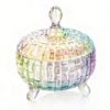 26oz Glass   Dish with Lid Decorative Glass Jar Jewelry Box Wedding Et  S Container for Snacks