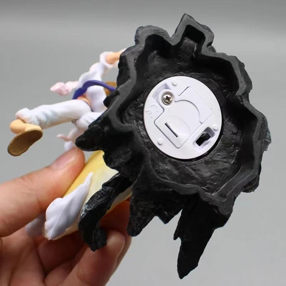 12cm One Piece Anime Figure Moon Fairy Nika Monkey D Luffy Gear 5 With Moon Light Action Figure Statue Model Collection Toys