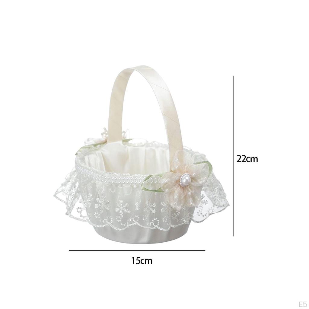Elegant Wedding Basket for Romantic Occasions