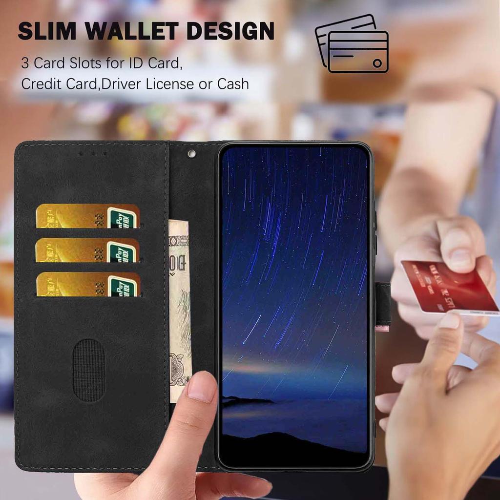 For Xiaomi Poco M8 5G/Redmi Note 15 5G (Global) Case Shockproof TPU Inner Shell Leather Phone Cover