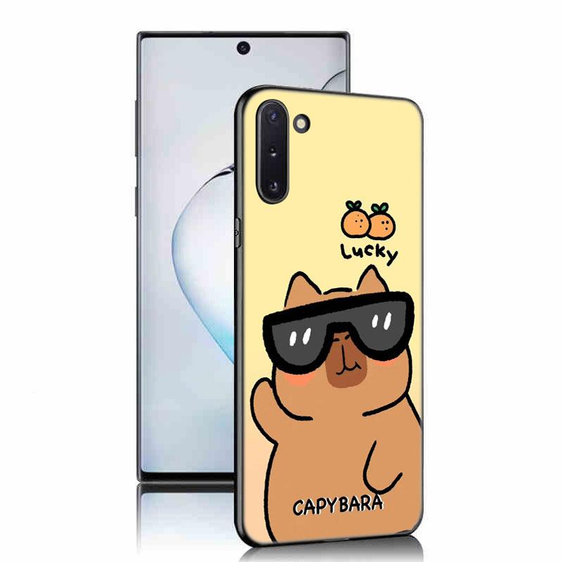 Cute Cartoon Capybara Phone Case For Samsung M30 M31 S Note 10 20 M04 M13 M32 M14 M23 M33 M34 M42 M52 M53 M54 5G M11 M12 M21 M22