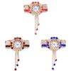 Fashion Lady Bracelet Watch Quartz Movement With Decorative Dial For Women