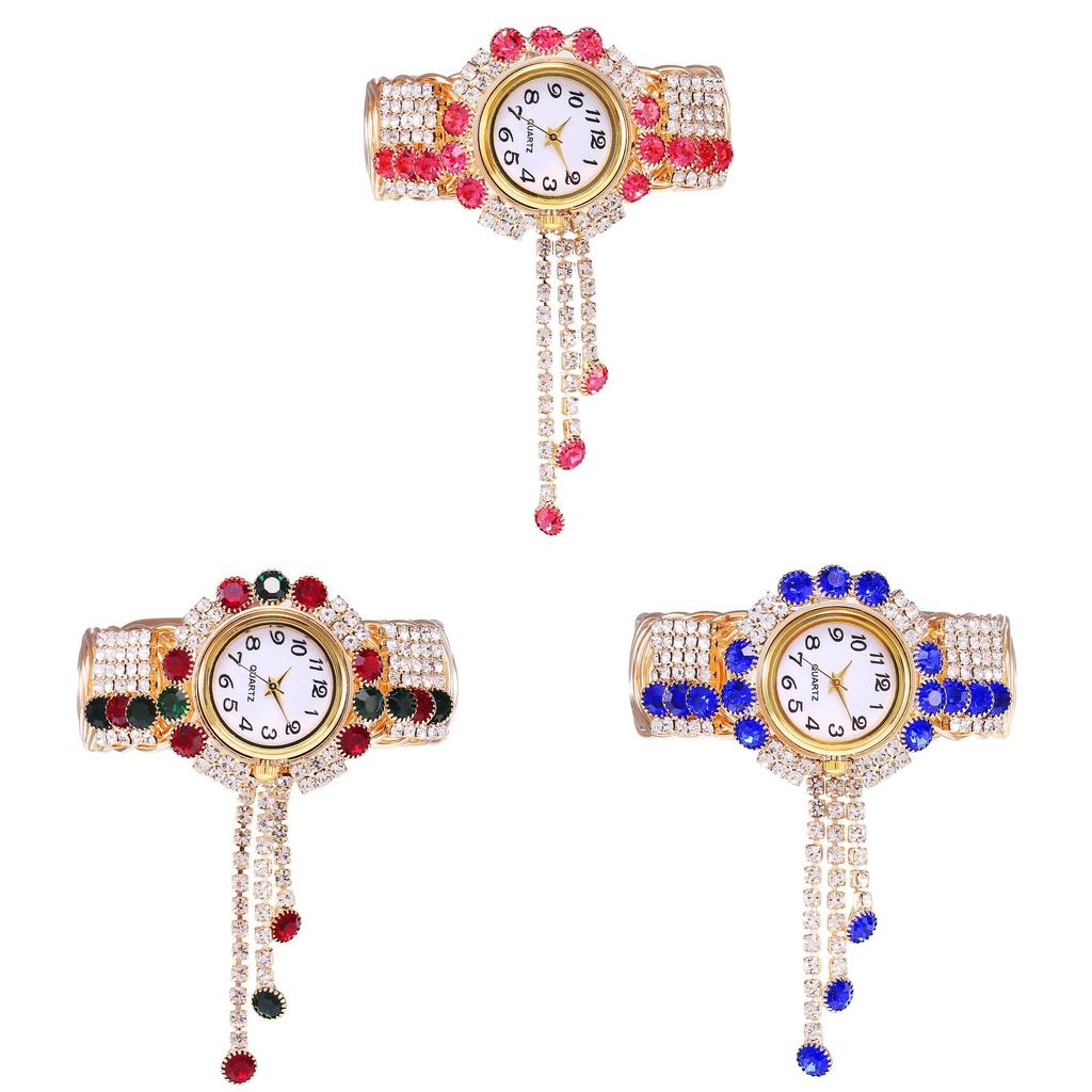 Fashion Lady Bracelet Watch Quartz Movement With Decorative Dial For Women